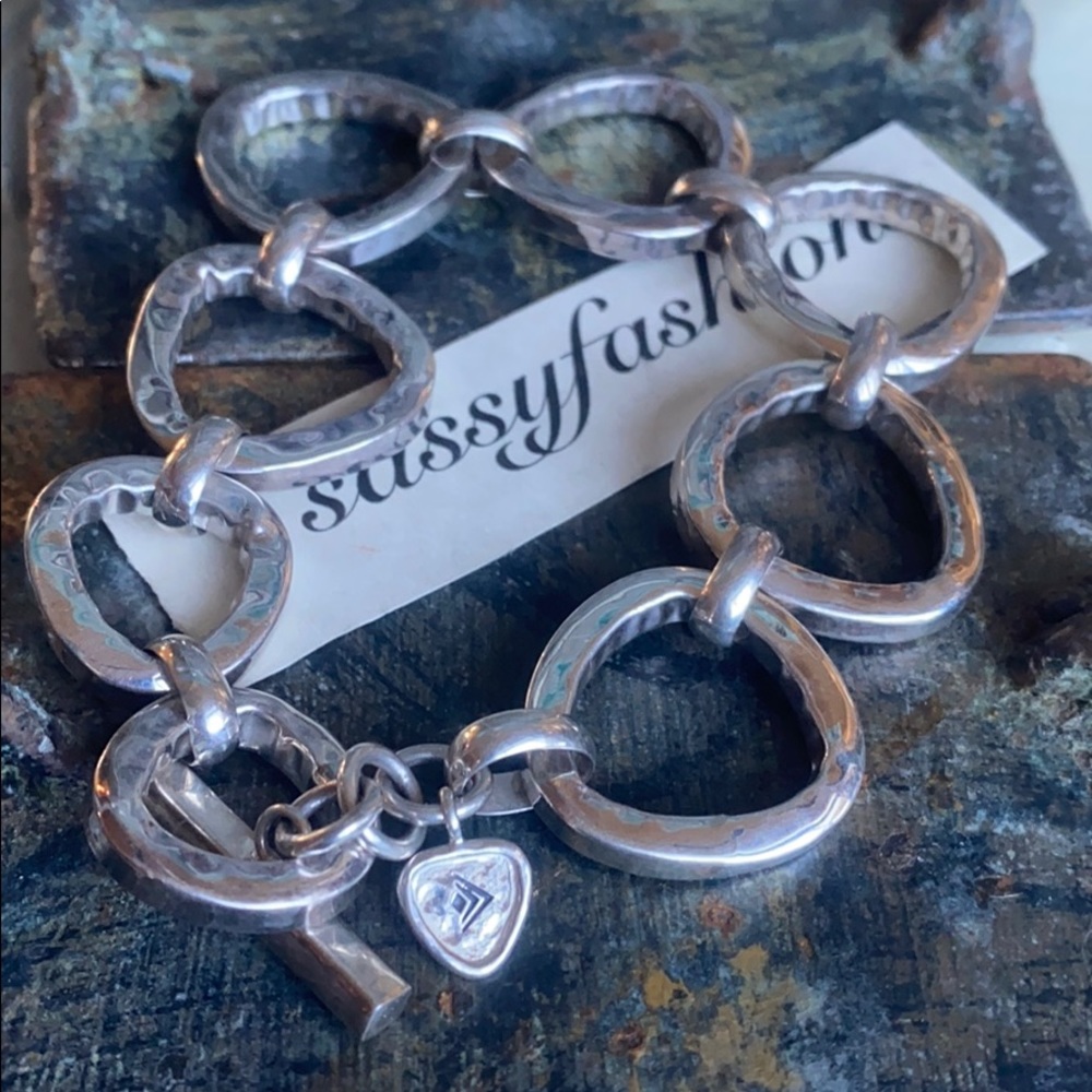 Silpada Hammered Link Bracelet